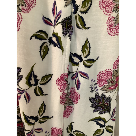 J.JILL OVER THE HEAD STYLE MIXED FLORAL PATTERN DRESS L NWOT - Picture 5 of 7
